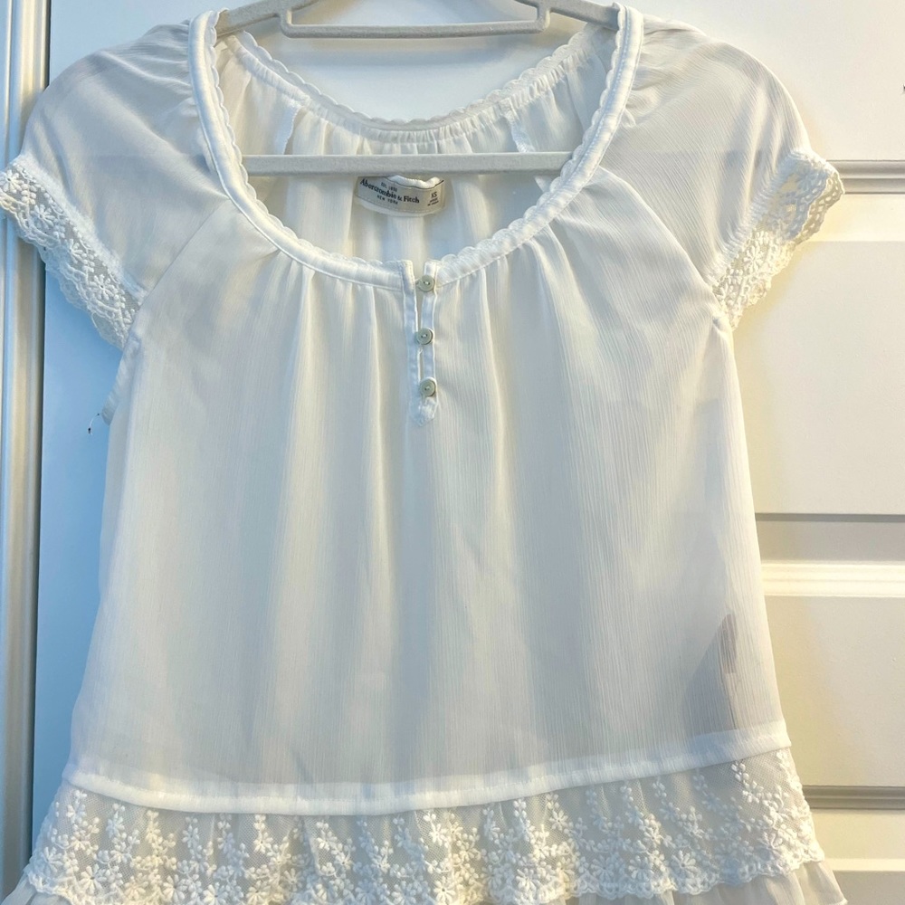 Abercrombie babydoll style blouse